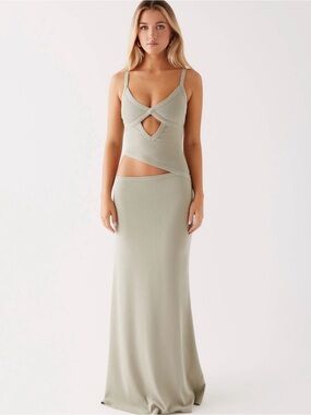 Peppermayo Jocelyn Maxi Dress in Sage